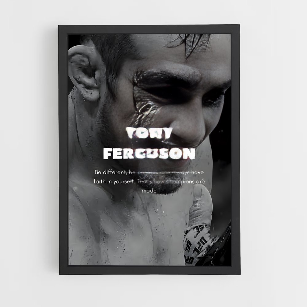 Poster Bearded Warrior – affiche MMA (vue 2)